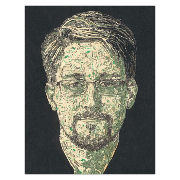 Pascal Boyart - Dollars Snowden - Print premium - Numéros 1-100/200