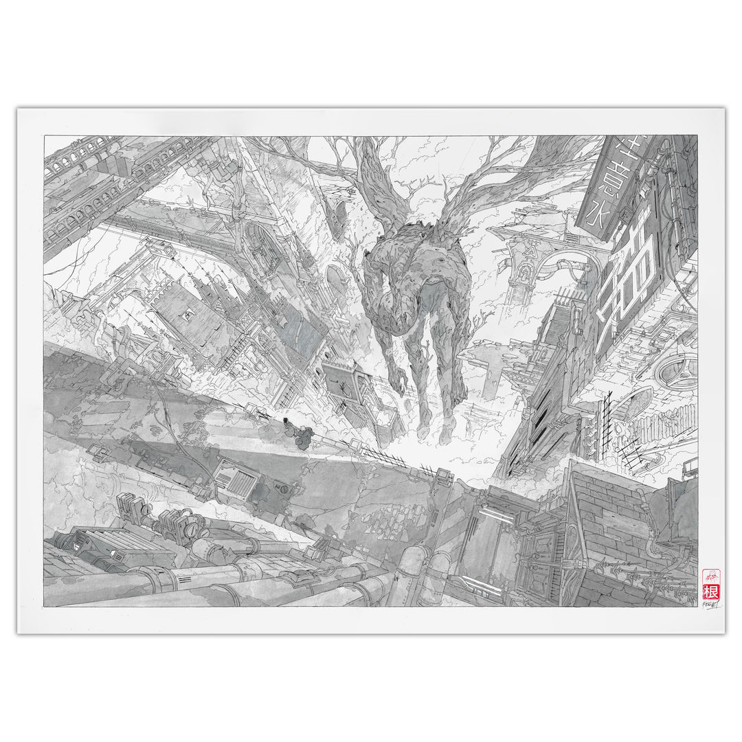 Sylvain Ferret - Vengeance - Illustration originale Talion